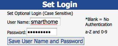 Authentication Settings